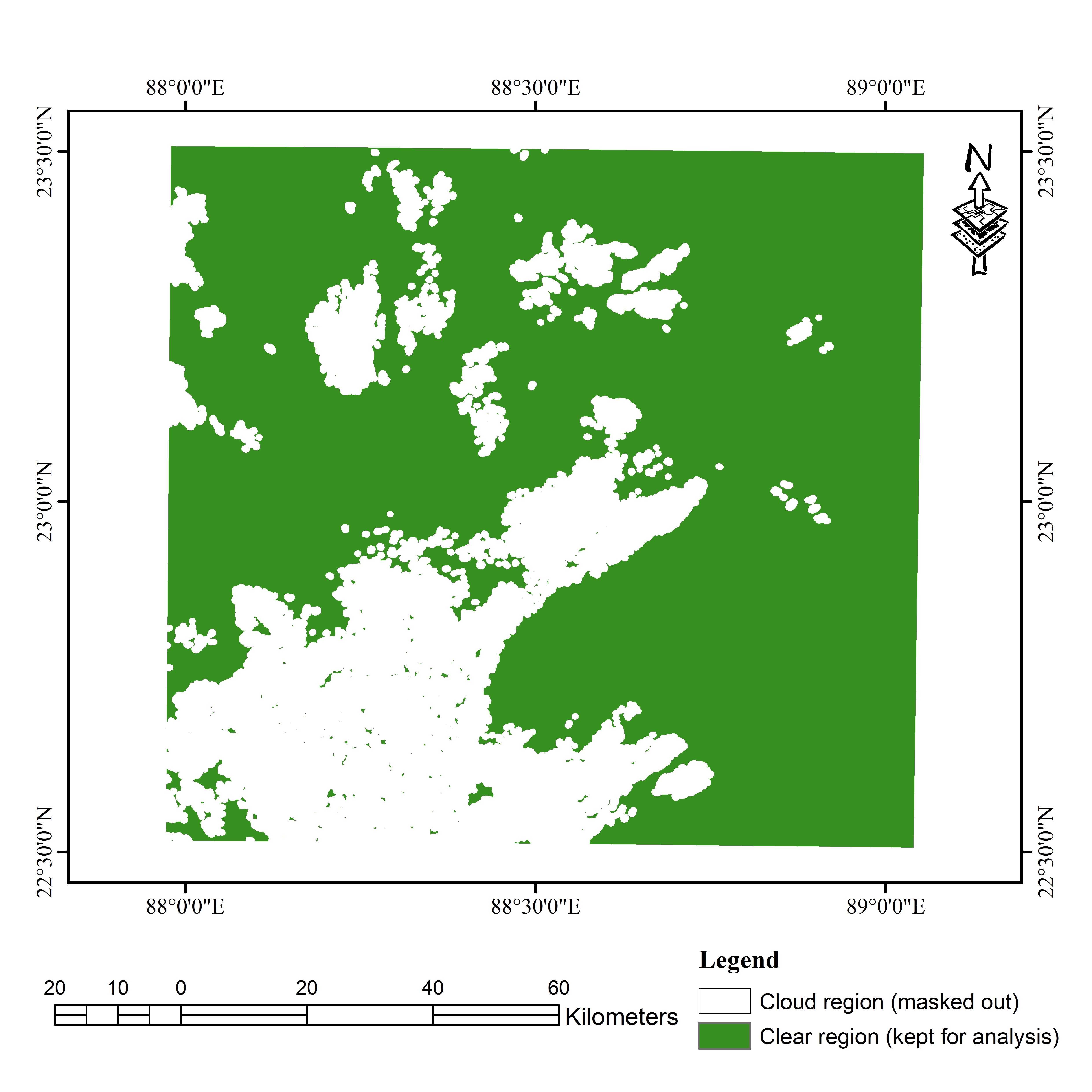 QA60 Binary Cloud Mask