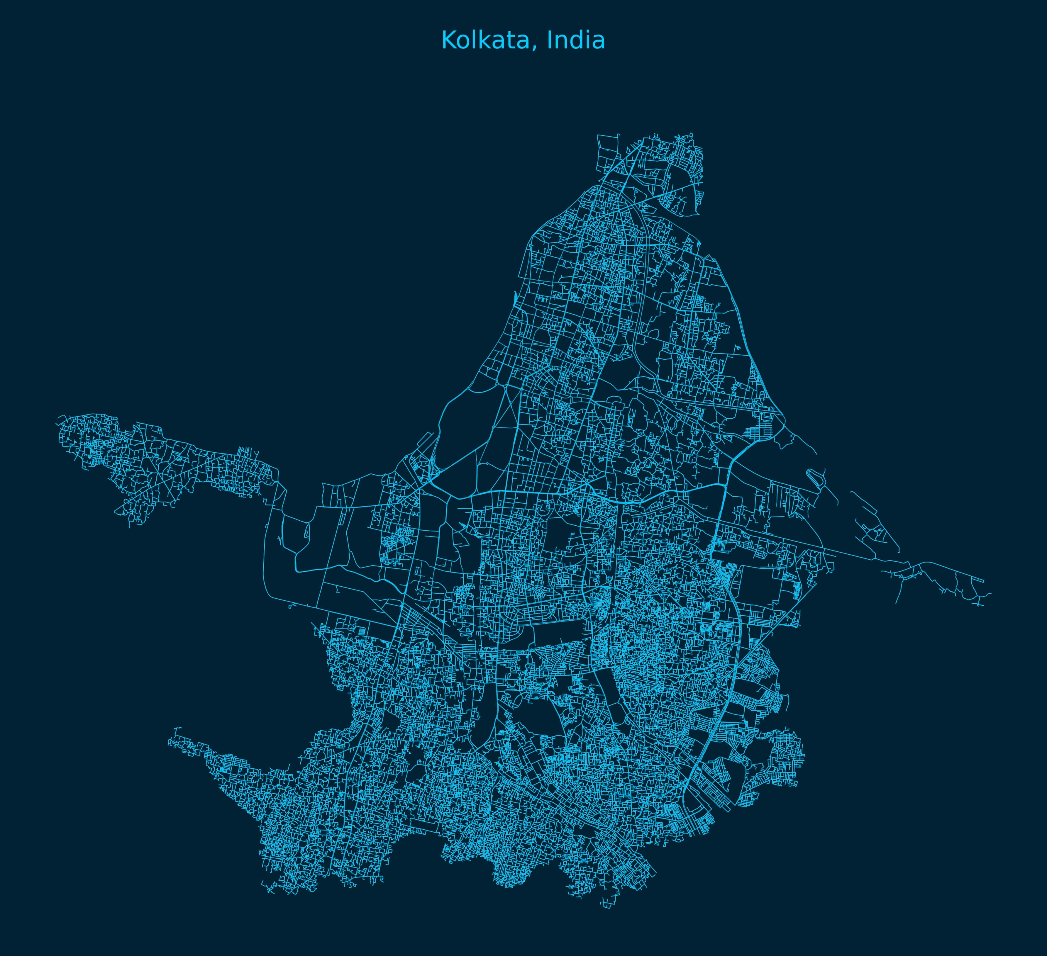 Kolkata Network Map